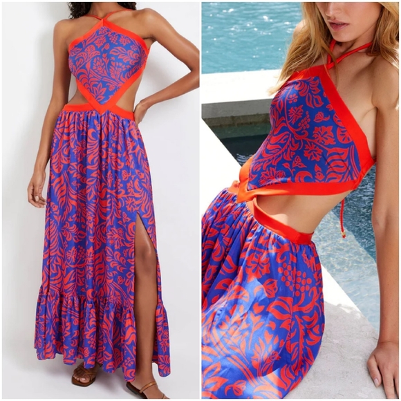 PatBO Dresses & Skirts - Patbo Pua Halter Beach Dress